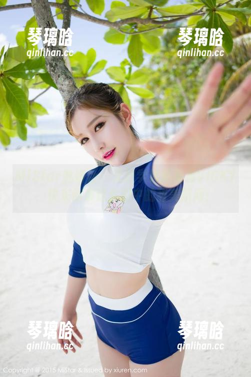 MiStar魅妍社 - 无敌学姐陈雅漫VICKY，快来偷袭这套图中的甜美瞬间！