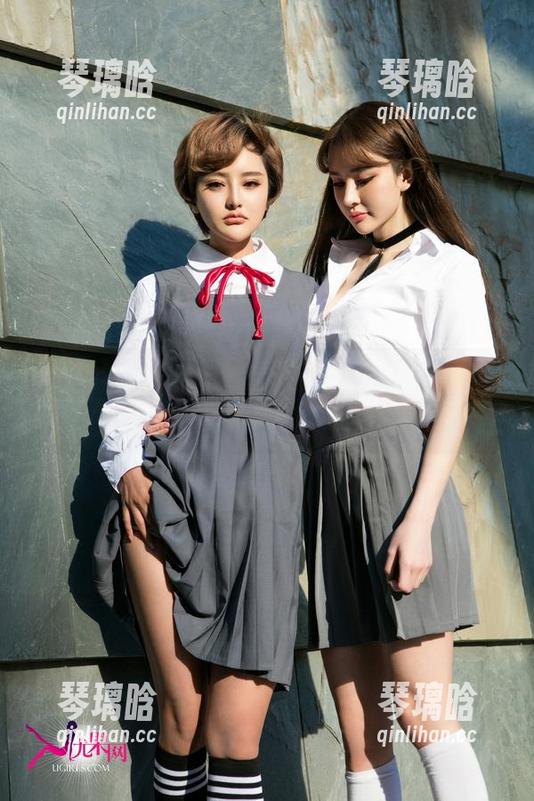 UGirls尤果网 - 颜亦汐的JK图包，不怕没有光，我们能搞事情！