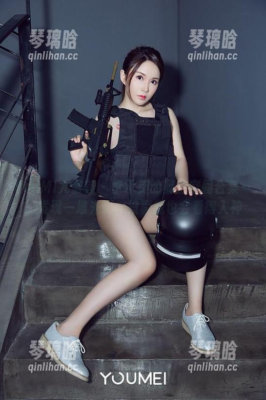 YouMi尤蜜荟 - 李承美的黑白空间合集——发现一堆光影，没事我也会看得入神