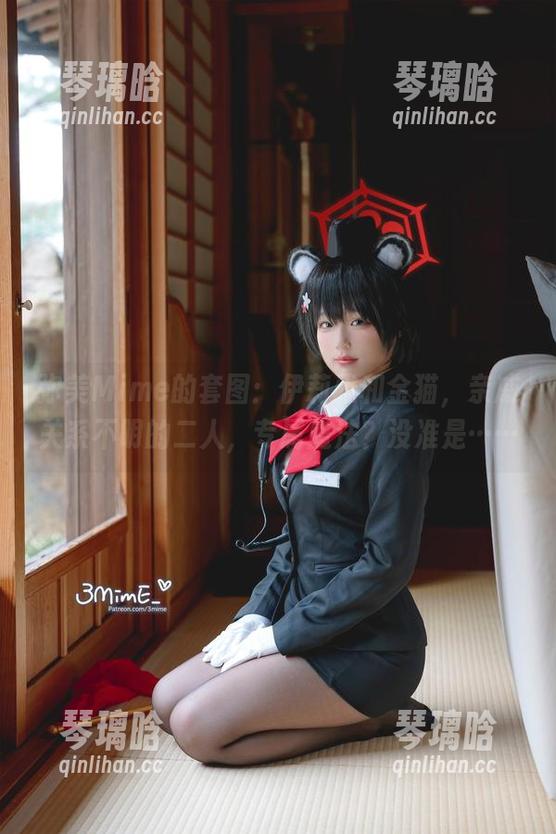 弥美Mime的套图：伊莉雅和金猫，亲戚关系不明的二人，专属魔法？没准是……
