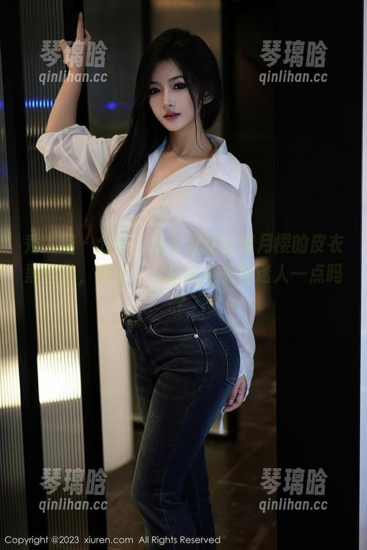 秀人网 - 分享，让我沉迷在绯月樱的皮衣黑丝里，话说，这搭配还能再迷人一点吗？